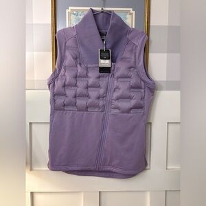 Lavender Quilted Vest for Women Size Large